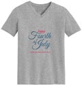 Independence Day July 4 congratulations background T-Shirt USA American tradition greeting card.