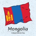 Independence day of Mongolia. Vector illustration