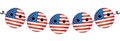 Independence day smiley face american emoticons