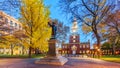 Independence Hall in Philadelphia, Pennsylvania, USA Royalty Free Stock Photo