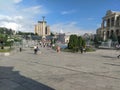 Independence Maydan, central square of Kyiv Royalty Free Stock Photo