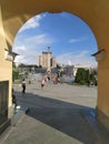 Independence Maydan, central square of Kyiv Royalty Free Stock Photo