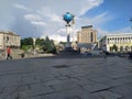 Independence Maydan, central square of Kyiv Royalty Free Stock Photo