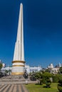 Independence monument at Maha Bandula park in Yangon, Myanm Royalty Free Stock Photo