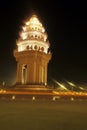 Independence Monument- Phnom Penh, Cambodia Royalty Free Stock Photo