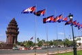 Independence Monument, Phnom Penh, Cambodia Royalty Free Stock Photo