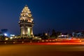 Independence Monument Phnom Penh, Cambodia Jan 2016. Royalty Free Stock Photo