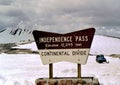 Independence Pass in the Rocky Mountains, Colorado Royalty Free Stock Photo