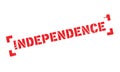 Independence rubber stamp