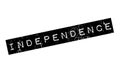 Independence rubber stamp