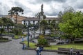 Independence Square in Quito in Ecuador. Royalty Free Stock Photo