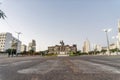 Independence square with Samora Machel statue and city hall in Maputo, Mozambique