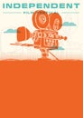 Independent film festival poster design