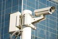 Independent security cameras Royalty Free Stock Photo