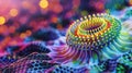 An indepth look at a small chiplike object intricately designed with magnetic materials and shape memory polymers. This