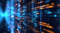 An indepth view of a computer program running machine learning for anomaly detection with intricate code lines and