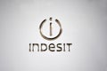 Indesit logo on the fridge Royalty Free Stock Photo