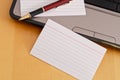 Index Card Royalty Free Stock Photo