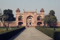 India, Agra - Agra, India 15 february 2013: Akbar\'s palace, marble wonder of the world - the tomb of Shah