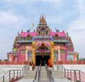 A colorful Hindu temple in Uttar Pradesh