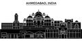 India, Ahmedabad architecture urban skyline