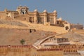 India, Amber Fort Royalty Free Stock Photo