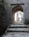 India Architecture Arched Door Kangra Fort Royalty Free Stock Photo