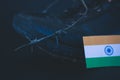 India army, military boots flag India and  Barbed Wire, military concept Royalty Free Stock Photo