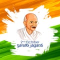 India background for 2nd October Gandhi Jayanti Birthday Celebration of Mahatma Gandhi
