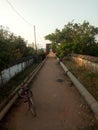 INDIA,CODISHA ROAD AND NABARANGPUR JAY GURU TEMPLE, OLD INDRAVATI RIVER BRIDGE FROM BRITISH PERIOD