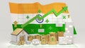 India, The country\'s economy is growing build wealth