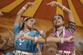 India dancers Royalty Free Stock Photo