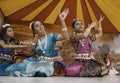 India dancers Royalty Free Stock Photo