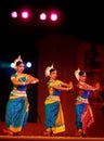 India dancers in traditional costume