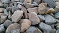 India decorative stone, gravel and chipping. Royalty Free Stock Photo