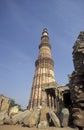 INDIA DELHI QUTB MINAR RUINS