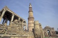 INDIA DELHI QUTB MINAR RUINS