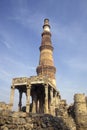 INDIA DELHI QUTB MINAR RUINS