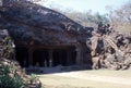 1977. India. Elephanta caves, near Bombay.