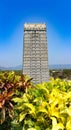 Murudeshwar temple near the Arabian sea coast,India