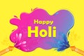 India Festival of Color Happy Holi background Royalty Free Stock Photo