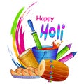 India Festival of Color Happy Holi background