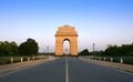 India Gate & Amar Jawan Jyoti in a single frame Royalty Free Stock Photo