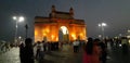 India Gate looking nice night time in India Mumbai