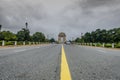 India Gate new delhi india dramatic clouds Royalty Free Stock Photo