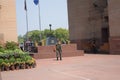 India Gate, New Delhi, 03 March-2020: It is a triumphal arch architectural style war memorial designed