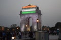 India Gate, New Delhi, 03 March-2020: It is a triumphal arch architectural style war memorial designed