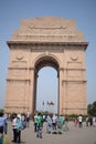 India Gate, New Delhi, 03 March-2020: It is a triumphal arch architectural style war memorial designed