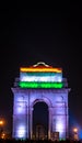 India Gate at New Delhi. Royalty Free Stock Photo