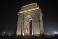 India gate night photo Royalty Free Stock Photo